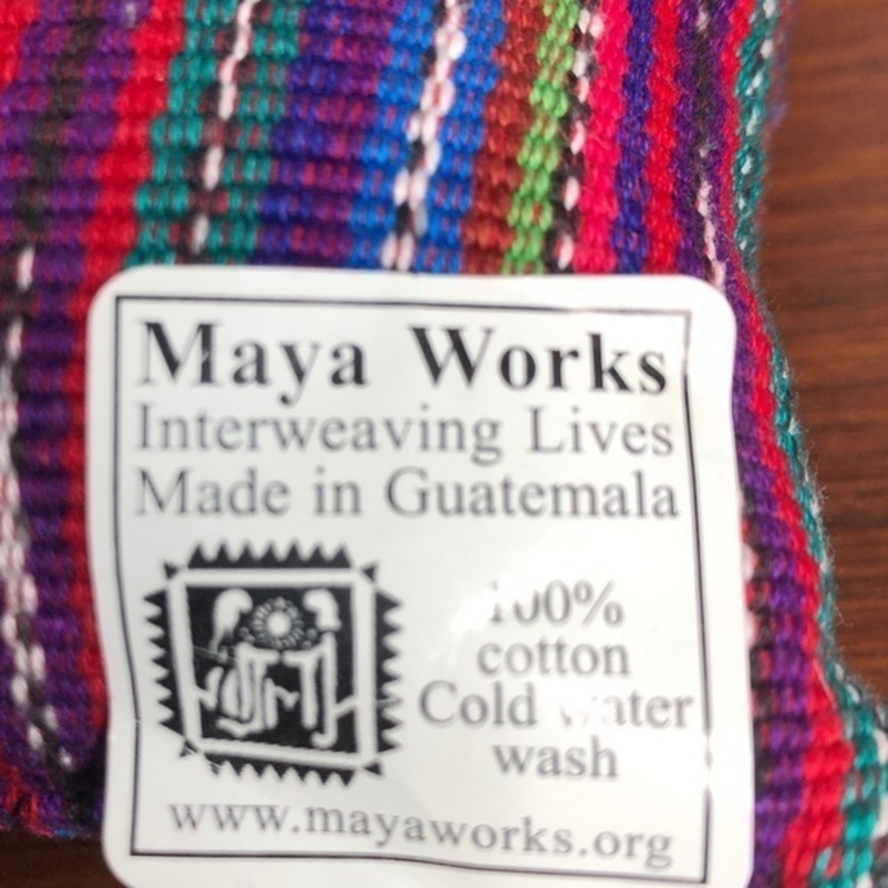 Handmade Guatemala 12” woven artisan doll Mayan - Picture 12 of 12